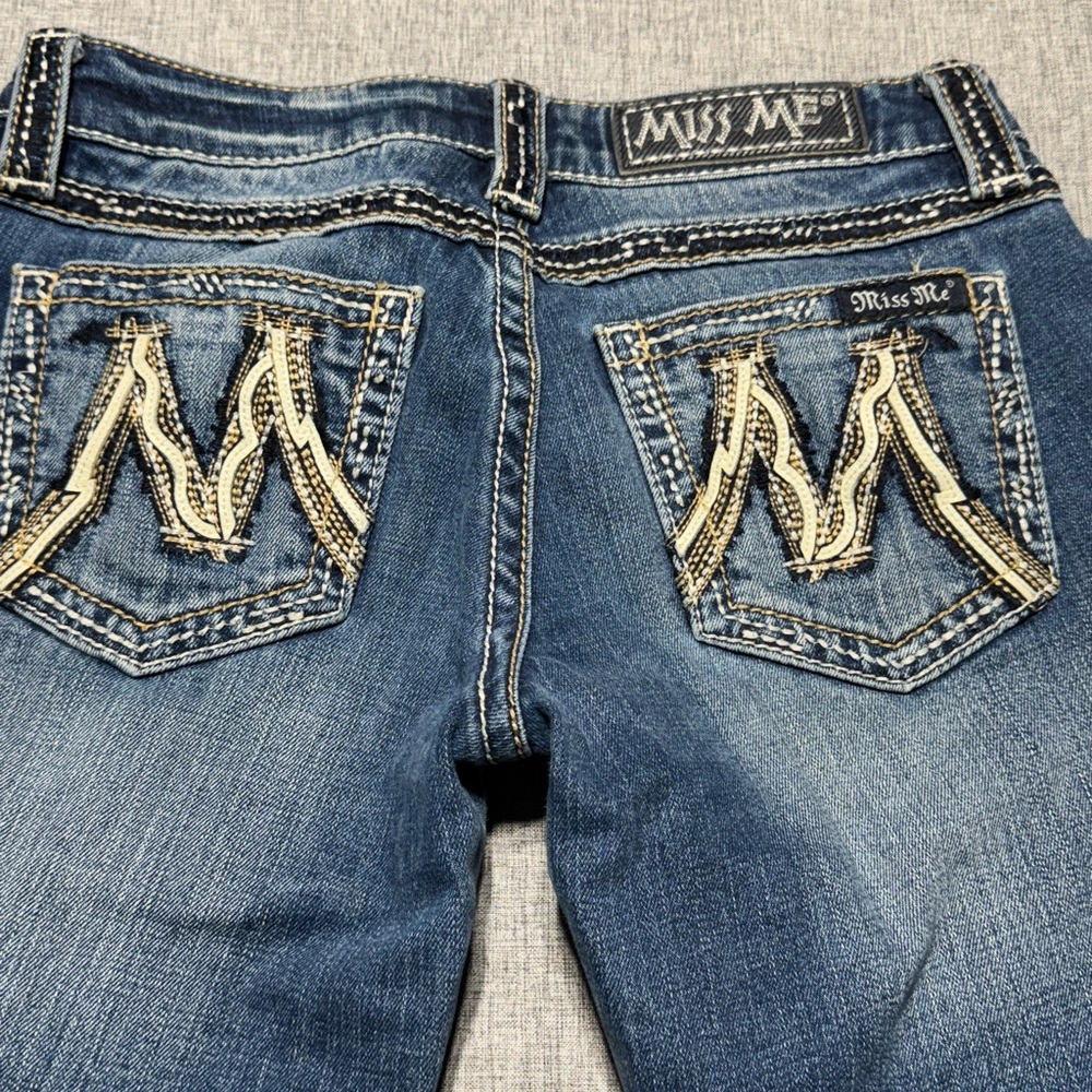 Miss Me The M Series Distressed Skinny Jeans Size 27 - Picture 7 of 8